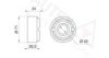 LANCIA 82360789 Tensioner Pulley, timing belt